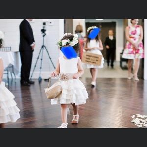 - Flower girl dress/ Easter dress/ linen dress / first communion